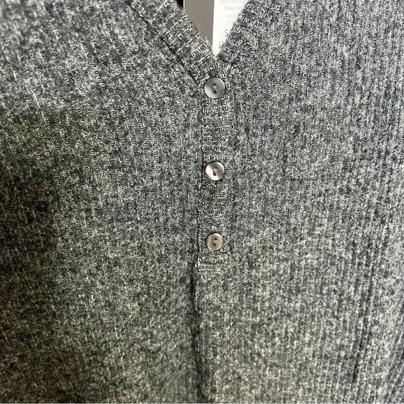 Fashion Nova Charcoal Grey Warm Long Sleeve Mini Romper - Picture 4 of 6